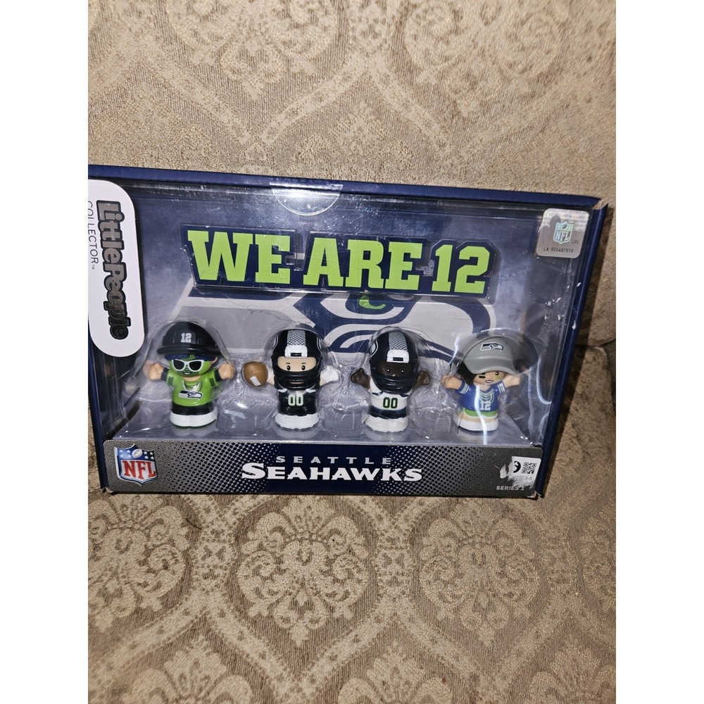 Fisher-Price Little People Collector Seattle Seahawks NFL Figure Set 2022